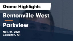 Bentonville West  vs Parkview  Game Highlights - Nov. 24, 2020