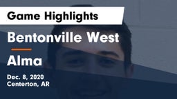 Bentonville West  vs Alma  Game Highlights - Dec. 8, 2020