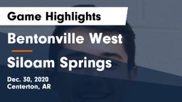 Bentonville West  vs Siloam Springs  Game Highlights - Dec. 30, 2020