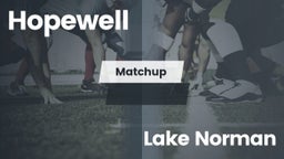 Matchup: Hopewell  vs. Lake Norman  2016