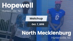Matchup: Hopewell  vs. North Mecklenburg  2016