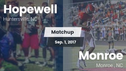 Matchup: Hopewell  vs. Monroe  2017