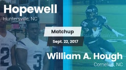 Matchup: Hopewell  vs. William A. Hough  2017