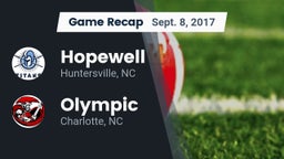 Recap: Hopewell  vs. Olympic  2017