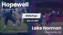 Matchup: Hopewell  vs. Lake Norman  2017