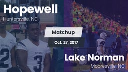 Matchup: Hopewell  vs. Lake Norman  2017