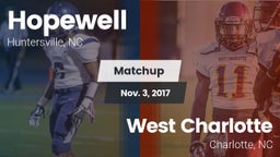 Matchup: Hopewell  vs. West Charlotte  2017