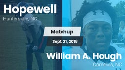 Matchup: Hopewell  vs. William A. Hough  2018