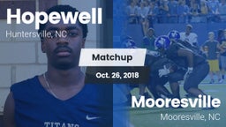 Matchup: Hopewell  vs. Mooresville  2018