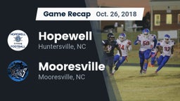 Recap: Hopewell  vs. Mooresville  2018