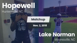 Matchup: Hopewell  vs. Lake Norman  2018