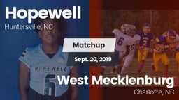 Matchup: Hopewell  vs. West Mecklenburg  2019