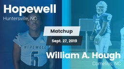 Matchup: Hopewell  vs. William A. Hough  2019