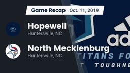 Recap: Hopewell  vs. North Mecklenburg  2019
