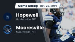 Recap: Hopewell  vs. Mooresville  2019