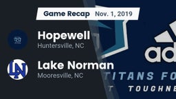 Recap: Hopewell  vs. Lake Norman  2019