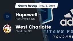 Recap: Hopewell  vs. West Charlotte  2019