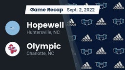 Recap: Hopewell  vs. Olympic  2022