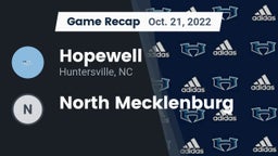 Recap: Hopewell  vs. North Mecklenburg  2022
