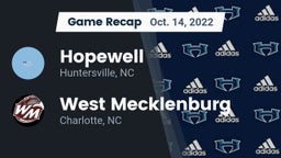 Recap: Hopewell  vs. West Mecklenburg  2022
