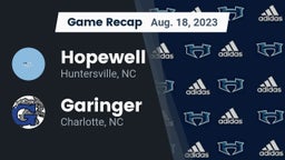 Recap: Hopewell  vs. Garinger  2023