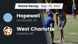 Recap: Hopewell  vs. West Charlotte  2023