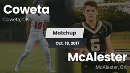 Matchup: Coweta  vs. McAlester  2017