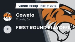 Recap: Coweta  vs. FIRST ROUND PLAYOFFS 2018