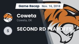 Recap: Coweta  vs. SECOND RD PLAYOFFS 2018