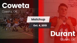 Matchup: Coweta  vs. Durant  2019