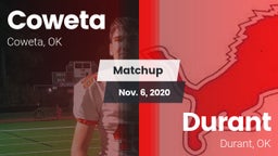 Matchup: Coweta  vs. Durant  2020