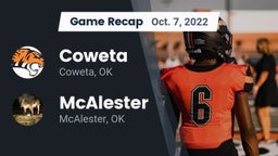 Recap: Coweta  vs. McAlester  2022