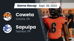 Recap: Coweta  vs. Sapulpa  2022