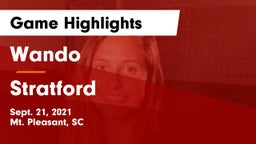 Wando  vs Stratford  Game Highlights - Sept. 21, 2021