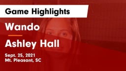 Wando  vs Ashley Hall Game Highlights - Sept. 25, 2021