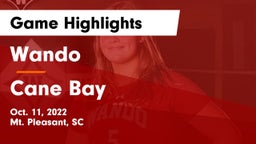 Wando  vs Cane Bay Game Highlights - Oct. 11, 2022