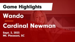 Wando  vs Cardinal Newman  Game Highlights - Sept. 2, 2023
