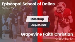 Matchup: Episcopal School of vs. Grapevine Faith Christian  2018