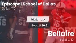 Matchup: Episcopal School of vs. Bellaire  2018