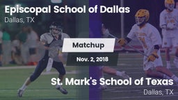 Matchup: Episcopal School of vs. St. Mark's School of Texas 2018