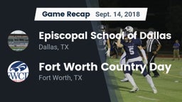 Recap: Episcopal School of Dallas vs. Fort Worth Country Day  2018