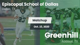 Matchup: Episcopal School of vs. Greenhill  2020