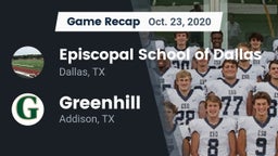 Recap: Episcopal School of Dallas vs. Greenhill  2020