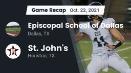 Recap: Episcopal School of Dallas vs. St. John's  2021