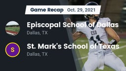 Recap: Episcopal School of Dallas vs. St. Mark's School of Texas 2021