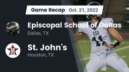 Recap: Episcopal School of Dallas vs. St. John's  2022