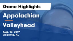 Appalachian  vs Valleyhead Game Highlights - Aug. 29, 2019