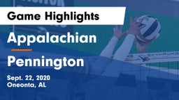 Appalachian  vs Pennington Game Highlights - Sept. 22, 2020