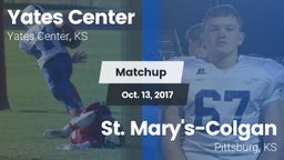 Matchup: Yates Center High Sc vs. St. Mary's-Colgan  2017