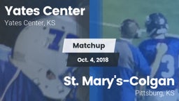 Matchup: Yates Center High Sc vs. St. Mary's-Colgan  2018